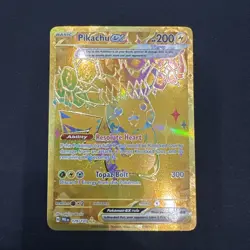 Pikachu ex 179 Hyper Rare Pokemon Prismatic Evolutions Mint - Image 1