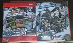 Pokemon Scarlet & Violet Black Bolt Binder & White Flare Poster Collection Box - Image 1