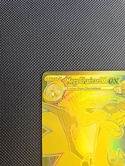 Mega Charizard X ex Gold 130/094 – Phantasmal Flames Pokemon TCG | Ultra Rare - Image 2