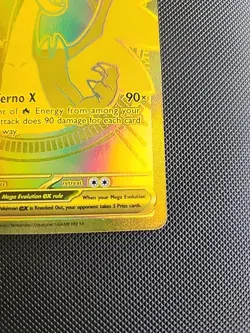 Mega Charizard X ex Gold 130/094 – Phantasmal Flames Pokemon TCG | Ultra Rare - Image 4