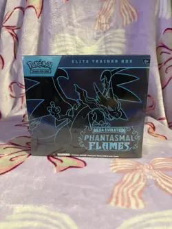 Pokemon Mega Evolution Phantasmal Flames Elite Trainer Box - Image 1