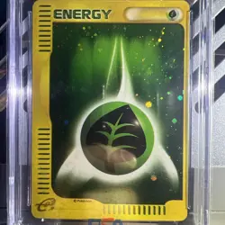 2002 Pokemon Mcdonalds Grass Energy Holo Promo Cgc 9.5 Japanese Ereader - Image 3