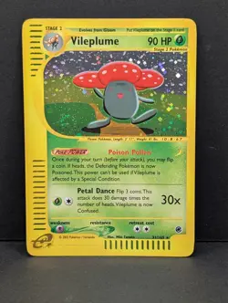 Vileplume 031/165 Expedition Base Set Holo Rare Pokemon TCG Nintendo vintage NM - Image 1