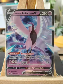 Galarian Articuno v - 058/198 - Sw&Sh Chilling Reign - Pokemon TCG - NM - Rare - Image 1