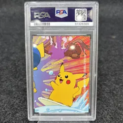 PSA 9 Ditto Animation Series 2 Stick-Ons 2000 Topps Pokemon TV MINT - Image 2