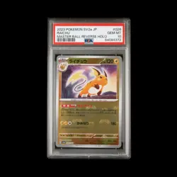 Pokemon JP Slab Raichu 026 Master Ball PSA 10 Gem 2023 - Image 1