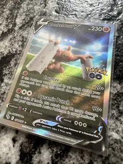 Pokemon TCG Conkeldurr v (Alternate Full Art) Pokemon Go 074/078 Holo Ultra Rare - Image 2