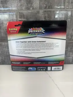 Pokemon TCG Prismatic Evolutions Tech Sticker Collection Leafeon Factory Sealed - Image 2
