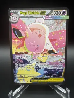 Mega Clefable Ex 119/088 Special Illustration Rare Pokemon Perfect Order Card NM - Image 1
