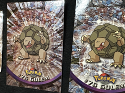 GOLEM Pokemon 1999 Topps #76 TV Animation Edition Holo FOIL & Non-foil Card NM - Image 3