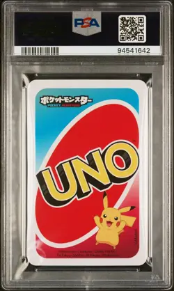 PSA 9 MINT Japanese Eeveelutions UNO WILD Draw 4 Pokemon Trading Card Game 2020 - Image 2