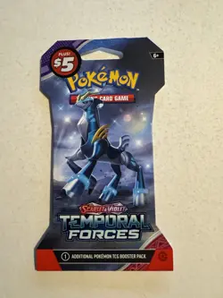 Pokemon Trading Cards 5-Pack NEW Scarlet & Violet Temporal Forces Sealed RPG - Image 3