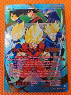 BT30-001 Slr, super sayains united, dragon ball super card game - Image 1