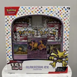 151 Scarlet & Violet Alakazam ex Collection Box Pokemon TCG **SEALED/NEW** - Image 1