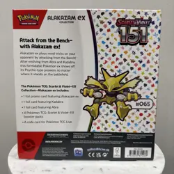 151 Scarlet & Violet Alakazam ex Collection Box Pokemon TCG **SEALED/NEW** - Image 2