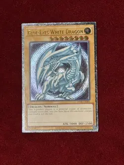 YUGIOH NA ENHANCED Blue-Eyes White Dragon OP28-EN001 Ultimate Rare NM #4 - Image 1