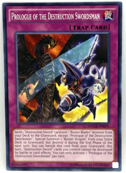 Prologue of The Destruction Swordsman MACR-EN075 Yu-Gi-Oh! - Image 1