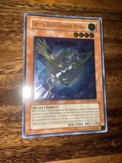 Crystal Beast Sapphire Pegasus (UTR) FOTB-EN007 Force of the Breaker 1st Edition - Image 2