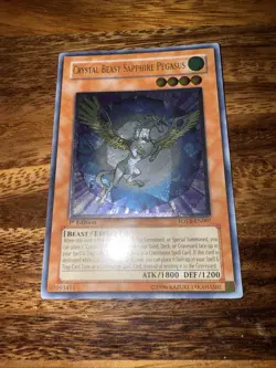Crystal Beast Sapphire Pegasus (UTR) FOTB-EN007 Force of the Breaker 1st Edition - Image 3