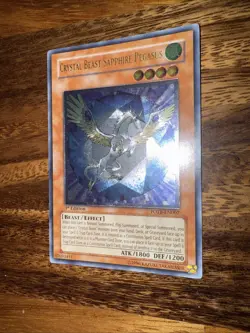 Crystal Beast Sapphire Pegasus (UTR) FOTB-EN007 Force of the Breaker 1st Edition - Image 4