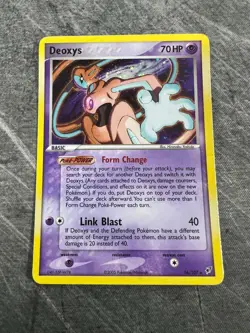 Pokemon Card TCG - Deoxys - Stamped Ex 16/107 - Rare Reverse Holo - MP EX Deoxys - Image 1