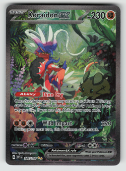 Koraidon ex Pokemon Scarlet & Violet Base Set 247/198 Special Illustration Rare - Image 1
