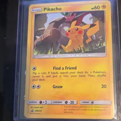 Pokemon Pikachu SM234 SM Promo Holo Basic English Card Pokemon TCG NM - Image 1