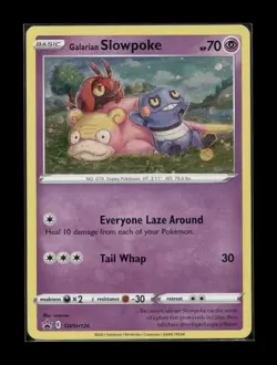 Galarian Slowpoke - SWSH126 - Pokemon Sword & Shield Promo Holo Card NM - Image 1