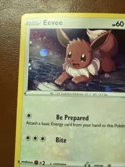Eevee SWSH127 SWSH: Sword & Shield Promo Cards Holo *SWIRL * NM/M - Image 2