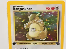 1st Edition Holo Kangaskhan Card - Ungraded Excellent - Jungle 5/64 - WOTC 1999 - Image 2