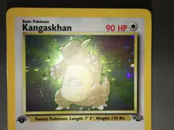 1st Edition Holo Kangaskhan Card - Ungraded Excellent - Jungle 5/64 - WOTC 1999 - Image 3