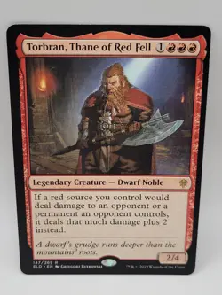 Torbran Thane of Red Fell ELD Rare 147/269 MTG Near Mint Commander Staple - Image 1