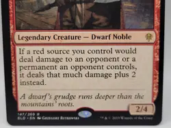 Torbran Thane of Red Fell ELD Rare 147/269 MTG Near Mint Commander Staple - Image 3