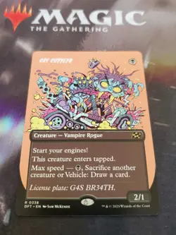 Mtg. 2x Gas Guzzler. Borderless. Aetherdrift. Pack Fresh - Image 1