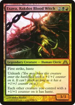 MTG - Exava, Rakdos Blood Witch - Foil - Dragon's Maze - Magic the Gathering - Image 1