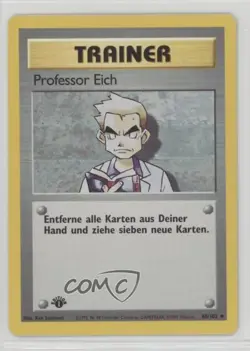Professor Oak German 1st Ed. Pokemon Base Set #88 1999 - Image 1