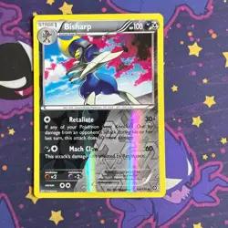 Pokemon Card Steam Siege Bisharp 64/114 Rare Reverse Holo lp Pokemon Nintendo - Image 1