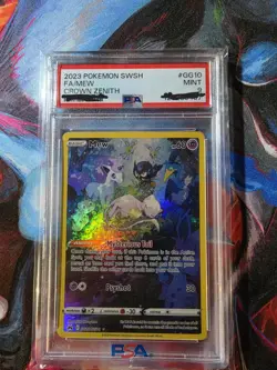 Pokemon Mew GG10 Crown Zenith Galarian Gallery Ultra Rare Full Art Holo 2023 PS… - Image 1