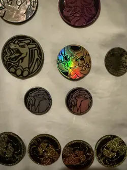 Lot of 61 Official Pokemon TCG Coins- CHARIZARD PIKACHU DRAGONITE, Etc - Image 4