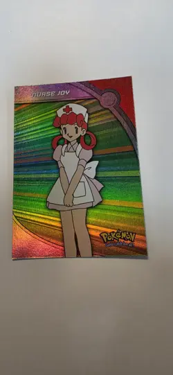 2000 Topps Pokemon TV Series 3 Nurse Joy Rainbow Foil #HV16 - Image 2