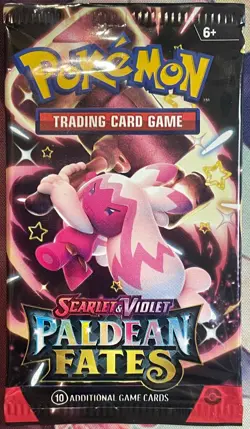 Paldean Fates Booster Pack Art Set (4) EMPTY - Pokemon 2024 - Image 5