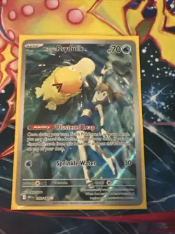 Pokemon TCG Destined Rivals 193/182 Misty's Psyduck Illustration Rare - Image 1