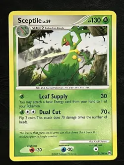 Pokemon Sceptile Rare - Platinum Arceus - 31/99 NM - Image 1