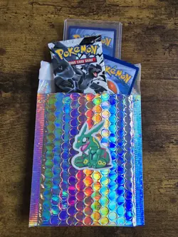 Pokemon Mystery Pack - GUARANTEED EX/V/VMAX + Sealed Booster + Catds & Stickers! - Image 3