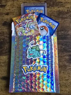 Pokemon Mystery Pack - GUARANTEED EX/V/VMAX + Sealed Booster + Catds & Stickers! - Image 4