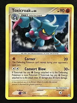 Pokemon Toxicroak Holo - Platinum Arceus - 11/99 NM - Image 1
