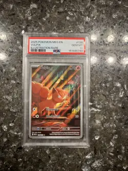 Pokemon 2025 Vulpix 138/132 Illustration Rare Mega Evolution GEM MINT PSA 10 - Image 4