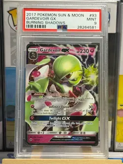 Gardevoir Gx 93/147 Burning Shadows Pokemon PSA 9 - Image 1