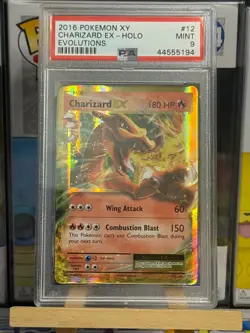 Charizard EX 12/108 Evolutions Pokemon PSA 9 - Image 1