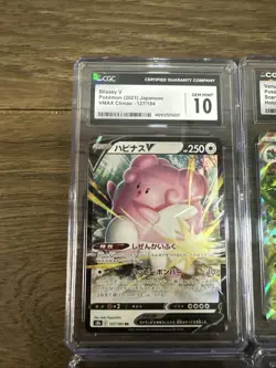 (10) Graded Pokemon Lot 10 CGC Charizard Hitmonlee Fossil Venusaur Durant Ex - Image 2